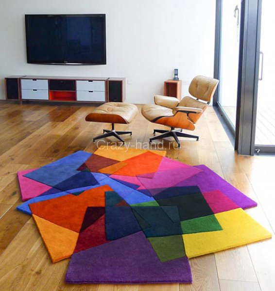 Яркие и красочные современные ковры от Sonya Winner