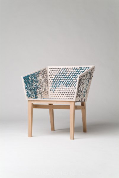 Шерстянные стулья от дизайнера Сюзанн Вестпал