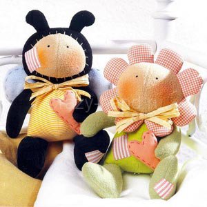 Куклы Тильда своими руками: пчелка и подружка цветочек Тео и Теа
