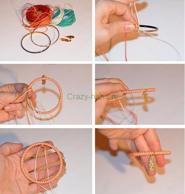 Как сделать браслет — мастер-класс — Crazy-hand.ru